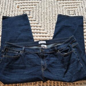 Lane Bryant Flex Magic Waistband Dark Blue Jean